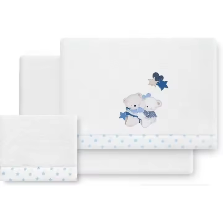 Danielstore Sabanas MiniCuna Bebe Sabanas Coralina MiniCuna Standard  Sabanas de Invierno Extrasuave Calida y Mullida - 1