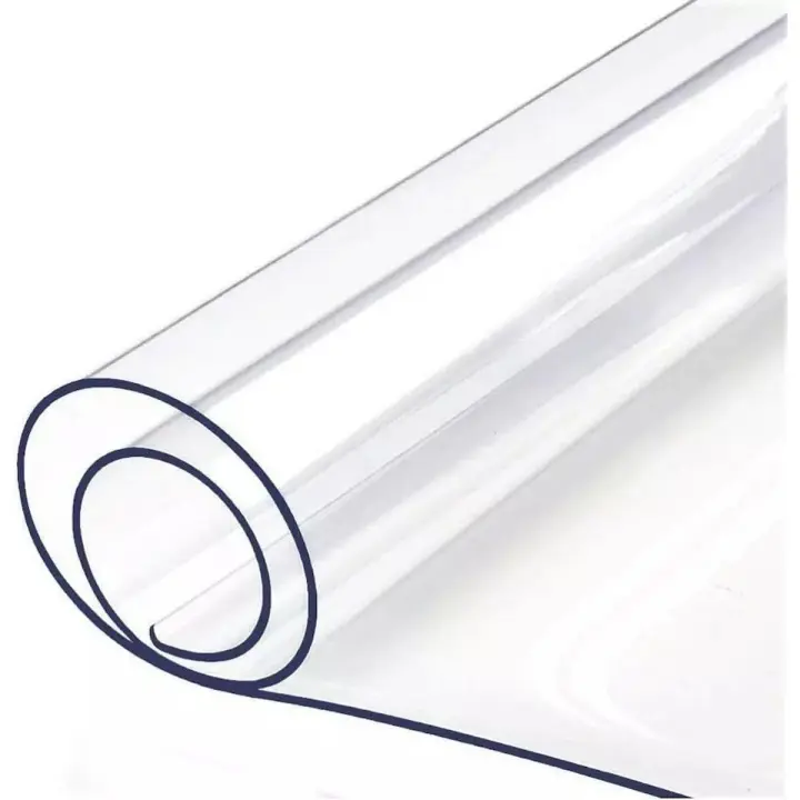 Hule Antimanchas Mantel Mesa Comedor y Mesa Cocina PVC Impermeable Transparente cristal 20 Micrón - 1