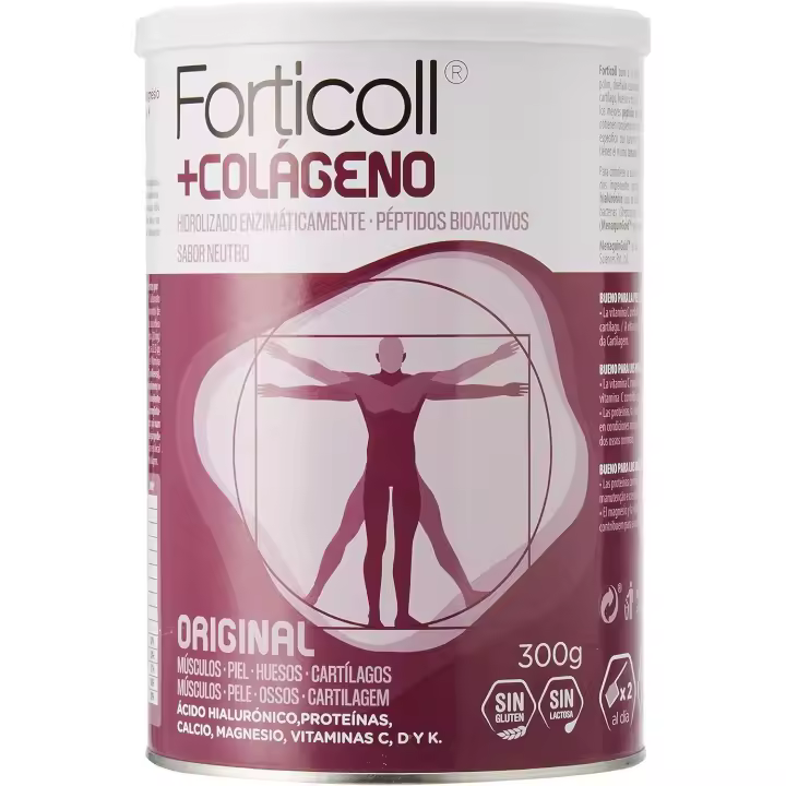 FORTICOLL COLAGENO ORIGINAL 300 GR HIDROLIZADO ENZIMATICAMENTE CON PEPTIDOS BIOACTIVOS PARA MUSCULOS - PIEL - CARTILAGOS - 1