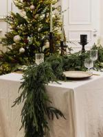 Guirnalda De Ciprés Para Navidad 1.5/1.8/2.7 Metros Decoración De Árbol De Pino Emulando Árbol De Norfolk Hojas De Árbol Para Decoración De Hogar Y Chimenea - details 0