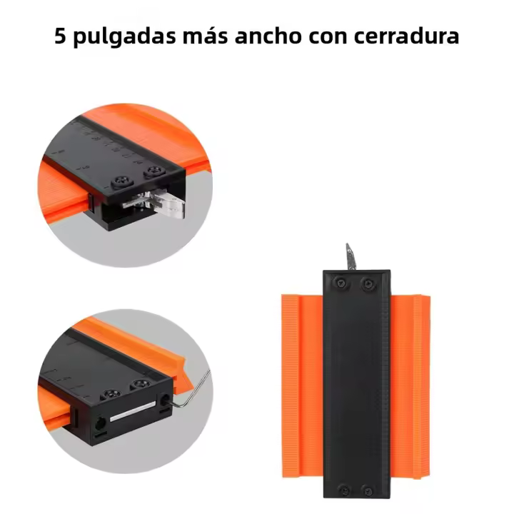 Laminate Tiles Meethulp Gauge Alloy Edge Shaping Wood Measure Ruler Adjustable Lock Contour Gauge Profile Duplicator Tool Para Tiling - 1