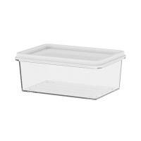 Caja De Almacenamiento De Alimentos Para Nevera Con Tapa De Plástico Acero Inoxidable Y Plástico Para Mariscos Frutas Verduras Caja De Picnic Moderna - details 35