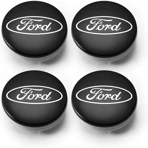 Embellecedor Para Llanta Compatible Con Ford 54 Mm (4 Uds) Negro - 1