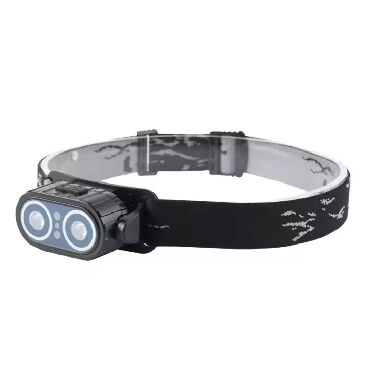 Mini Faro Recargable con Sensor de Gran Alcance, Indoor de Cabeza USB Faros LED Luz de Búsqueda Para Acampar - 1