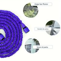 Manguera de jardín, tubería de agua de manguera, manguera de agua equipada con pistola de agua, manguera de agua flexible con boquillas de 7 funciones for iluminación exterior. - details 2