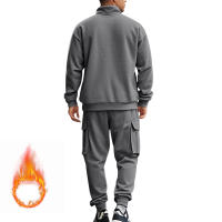 Conjunto Deportivo Casual Para Hombres Verano Otoño Invierno Con Cierre De Cremallera Y Veludo Tejido De Poliéster Talla S a XXXL - details 178