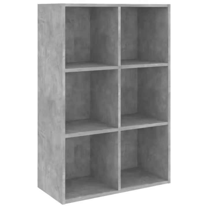 vidaXL Estantería/Aparador madera contrachapada 66x30x98cm Blanco, Negro, Roble Sonoma Mueble Almacenaje Estantería para Oficina, Estudio, Dormitorio Estantería/Librería/ mueble de Almacenamiento - 1