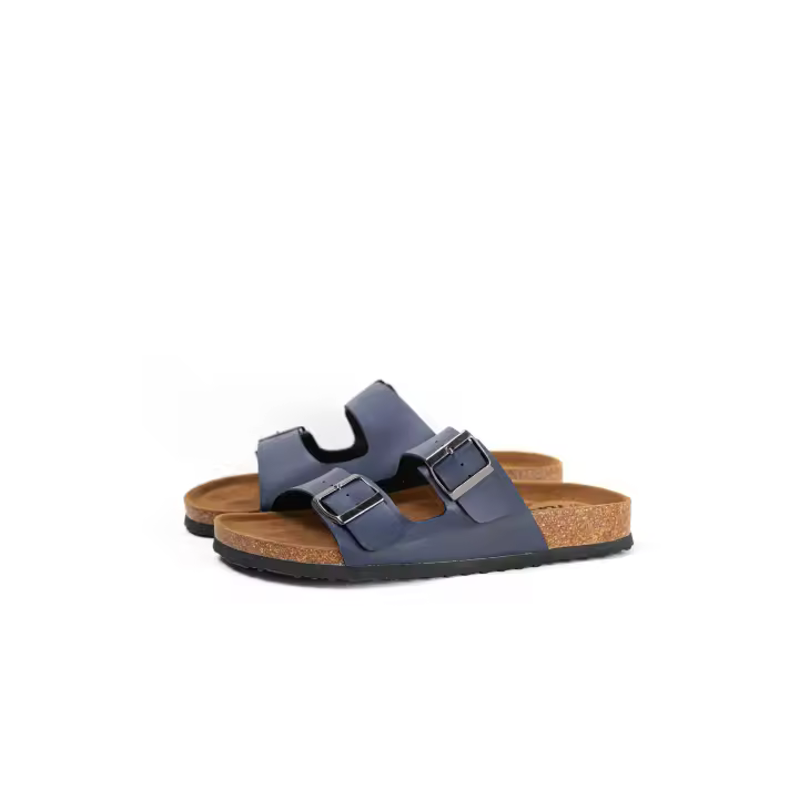 Paloma Wang Sandalias doble hebilla para hombre con plantilla de corcho - 1