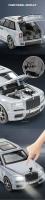 Modelo De Coche Rolls Royce Cullinan SUV a Escala 1:32 En Aleación Con Luz Y Sonido Vehículo De Tierra Para Juguete Colección Metal Compatible Con Edad 14 Años O Más - details 0