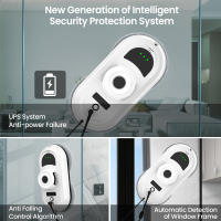 5600pa Home Window Auto Spray Limpieza Robot Aspirador Múltiples Modos Inteligentes de Limpieza de Ventanas Trabajo Automático Mando a Distancia Inteligente Seguro Anti Caída Limpia Cristales Eléctrico - details 6