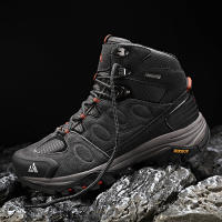Botas De Nieve HIKEUP Para Hombres Cuero Sintético Y Peluche Deportivas De Exterior Para Senderismo Y Trekk Ing Antideslizantes Talla 40-45 Color Negro Marrón Gris Verde - details 19