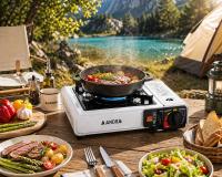 COCINA DE GAS PORTÁTIL DE 1 FOGÓN, DISPOSITIVO DE ENCENDIDO ELECTRÓNICO, IDEAL PARA EXTERIORES Y HOGAR, SISTEMA DE SEGURIDAD, FUNCIONA CON CARTUCHOS O BOMBONA. ANDRA - details 5