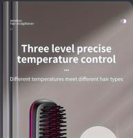 Planchas del pelo，Peine de pelo recto portátil e inalámbrico, calentamiento rápido, diseño anti-calor de temperatura constante, tecnología de iones negativos, pantalla digital inteligente, carga USB, delicado y ligero - details 7