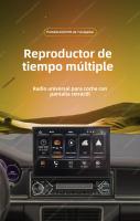 MEKEDE 1 Din Car Radio Multimedia Player Universal Con Audio Video CarPlay Android 7 Pulgadas Pantalla Retráctil IPS Touch Screen - details 1