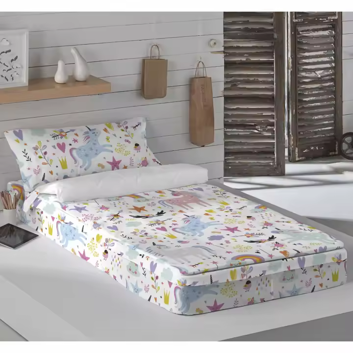 SACO NORDICO INFANTIL 100% ALGODÓN SIN RELLENO SPARKLY COOL KIDS FABRICADO EN ESPAÑA - 1