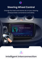 Junsun Radio Coche para Mercedes Benz Smart 2016 AI Voice 2 din Pantalla Coche Android Auto Multimedia Navegación GPS Auto radio - details 9