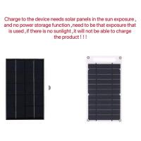 Panel Solar Portátil 5V 5W/10W USB Para Exteriores Cargador Rápido Para Móviles Y Viajes Exterior Panel Solar Micro De Alta Eficiencia - details 1