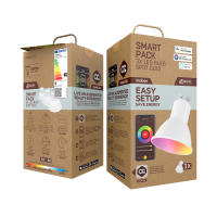 muvit iO Pack 3 Bombillas GU10 400lm, 5.5W, RGB+CCT, D50*H56 - details 2