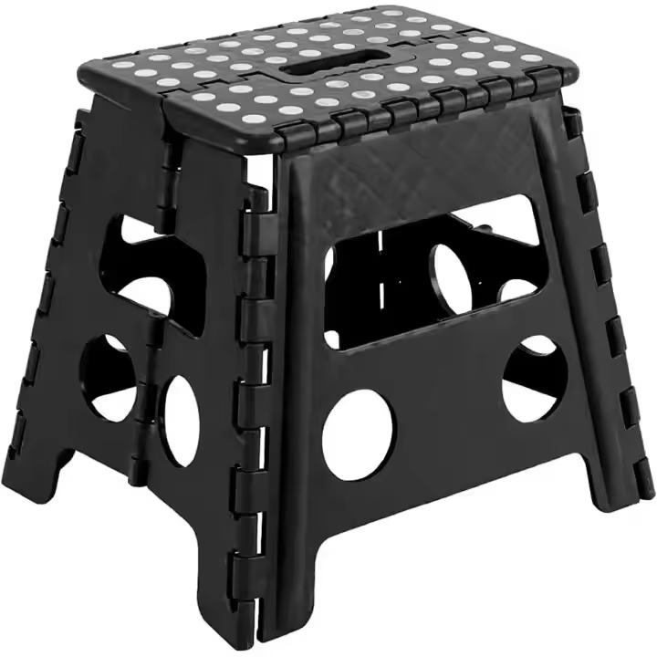Taburete Plegable Seguridad multiuso 29x22x22cm - 22x29x32cm - 22x29x39cm, Silla Plegable De Plástico taburete De Baño Antideslizantes Fácil De Llevar Duradero, 3 Medidas diferentes, 4 colores para elegir. - 1