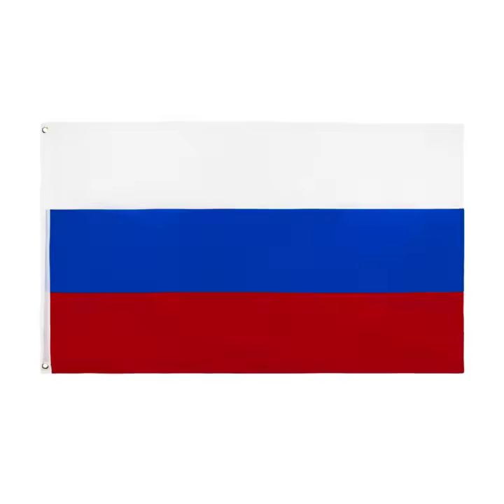 Bandeera De La Federación Rusa 90x150cm En Blanco Azul Rojo Bandera De Rusia Material Poliéster Estilo Colgante Para Decoración - 1
