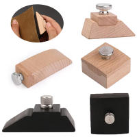 IMZAY Bloque De Encina Para Tratamiento De Borde De Cuero Herramienta De Pulido Con Papel De Herramienta De Corte DIY De Técnica De Bricolaje - details 0