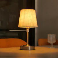Lámpara De Mesa Recargable Sin Cable Con Luz Nocturna Táctil Y Dimmer Continuo Para Barra Restaurante Camping Luz De Noche Portátil Para Cama - details 10