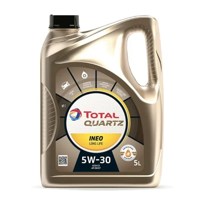 Total Tools Aceite de Motor TOTAL QUARTZ INEO LONG LIFE 5W-30 para Gasolina y Diesel 5L - 1