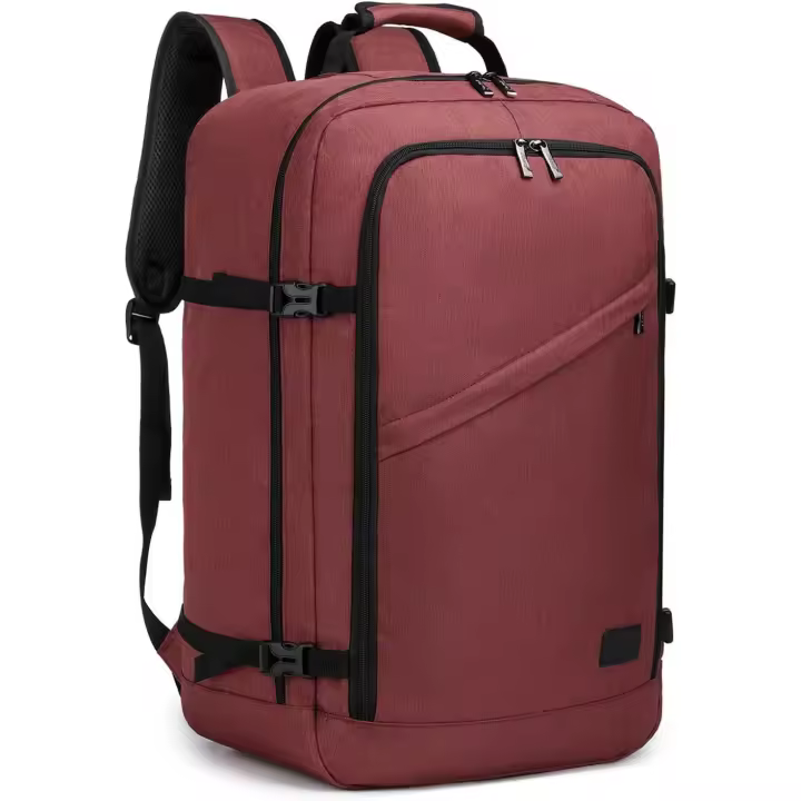 Bolsa de viaje mochila de cabina Bolsa de hombro portátil grande, rojo-B, minimalista o moderno - 1