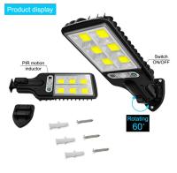 AmmToo 72COB Lámpara De Pared Solar LED Para Exteriores Con Inducción Por Movimiento Para Jardín Terraza Garaje Y Calle 616B Moderno Y Dimmable Protección IP65 - details 6