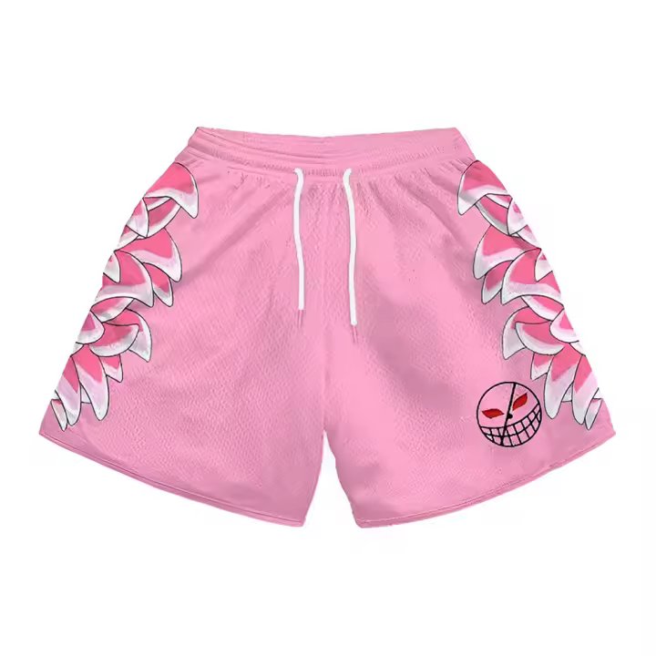 Shorts De Anime Para Hombre Quick Dry Mesh Running Estilo Casual Para Playa Y Gimnasio 3D Impresión Shorts De Verano Deportivos Y Fitness - 1