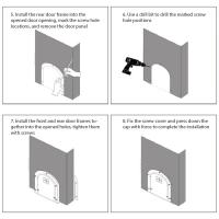 Puerta De Perro Para Casa Con Velo De Pantalla Cerrable Magnético Self-Closing Puerta De Gato Malla De Protección Con Función De Cierre Y Valla De Perro - details 11