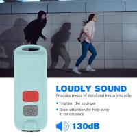 Alarma De Defensa Personal Recargable Con Llavero Impermeable 130 DB Luz LED SOS Emergencia Para Mujeres Dispositivo De Seguridad - details 0