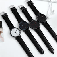 Reloj De Lujo Para Hombres Y Mujeres Reloj De Cuarzo Con Dial De Acero Inoxidable Diseño Casual Nuevo 2024 Correa De Cuero - details 34