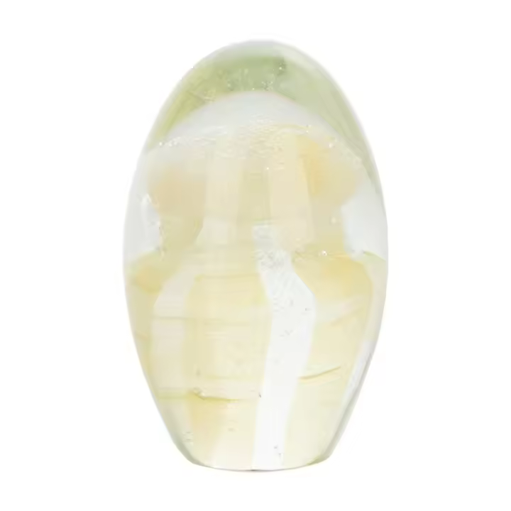 ORIGEN Home Decor - Pisapapel medusa  Regalo | Pisapapeles Amarillo - 11x7x7 cm 29347 - 1