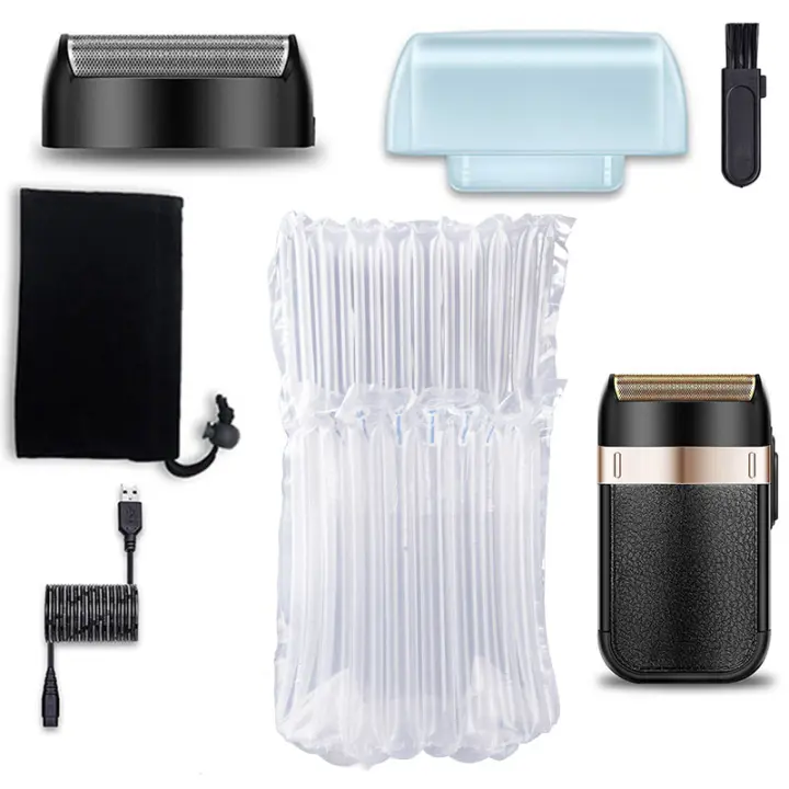Powerful rechargeable shaver for men waterproof electric shaver beard shaving machine bald head electric razor with extra mesh - 1
