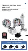 Regulador De CO2 Para Acuario Válvula Solenoides Con Medidor De Burbujas Sistema De Control De Reacción CO2 Para Tanque De Agua Y Hierba - details 5