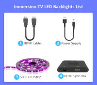Tira De Luces LED RGB Para TV PC HDMI Dispositivos USB Kit De Luz De Pantalla Color Sincronizado Para Alexa/Google /TV Box - details 3