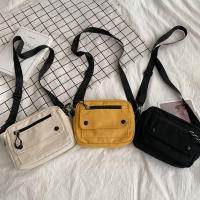 Bolso De Hombro Para Mujer Mini Estudiante Sencillo Pequeño Cruzado Casual Con Cierre De Cremallera Bolso De Mano De Lona - details 4