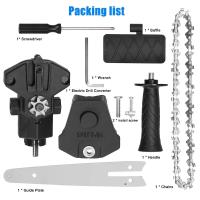 Adaptador Eléctrico Portátil Para Motosierra De 6 Pulgadas Kit De Conversión DIY Para Carpintería Podar Y Cortar Herramienta De Jardín Reparación Doméstica - details 3