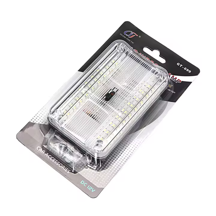 Lámpara De Techo Para Coche Blanco 36SMD Luz Interior Rectangular 12V Bombilla Para Iluminación Automática - 1