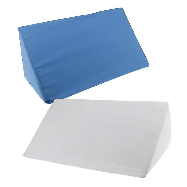 2PCs reflujo ácido espuma cama cuña almohada elevación cojín trasero pierna almohada - 1