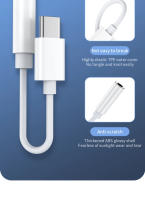 Adaptador De Audio Xiaomi USB Tipo C a Jack 3.5mm Para Mi 12t 12 11 10T pro Lite Ultra 12X Poco F3 Pad Blackshark 5 Cable Auxiliar De TPE/TPU - details 9