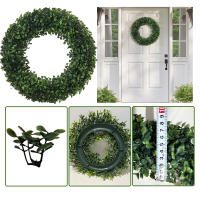 Anillo De Flores Artificiales SIA FLOWER 3 Capas De Hojas Material PE Milán Hierba Decoración De Jardín Y Hogar Plantas Artificiales - details 4