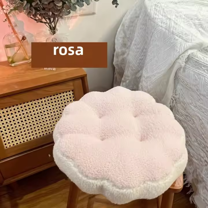 Cojín De Silla De Oficina Y Sofa De Colores Macarón Suave Y Grueso Para Descanso En Sala De Estar Y Piso Tatami Matriz De Muebles Para Dormitorio - 1