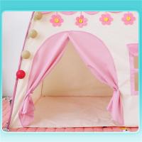 Carpa Plegable Para Niños Estilo Wigwam Torre De Juguete Para Interior Decoración De Habitación De Niñas Castillo De Princesa Juguete Para Eventos - details 11