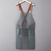 Nueva Apron Impermeable Y Resistente Al Aceite Con Correa Estilo Coreano Moda Para Cocina Y Hogar Ropa De Trabajo Para Mujeres - details 5