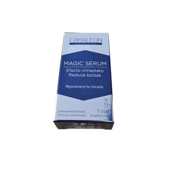 Camaleon Cosmetics - Magic Serum - Efecto Tensor Inmediato - Elimina Bolsas y Ojeras - Incoloro -Reduce Visiblemente las Arrugas - Pack 2 UNIDADES