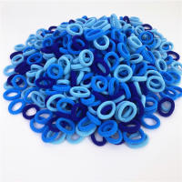 50/100Pcs Cinturones Para El Cabello De Niñas Coloridos De Nylon Lazos Elásticos Para Niños Accesorios Para Niñas Adecuados Para Todas Las Estaciones - details 8