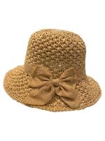 Sombrero De Paja Hecho a Mano Para Mujer Moda Verano Con Lazo Plegable Protección Solar Panamá Amplia De Pico Sombrilla Para Playa Y Uso Diario - details 9