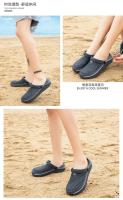 Zapatillas De Taconete Bajo Para Hombre Sandalias De Cierre Inyectado EVA Zapatos De Jardín Y Playa Para Verano Couplet - details 17